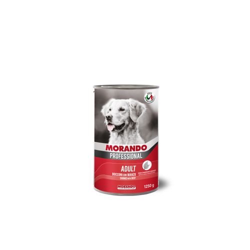 Morando Dog Prof Adult Komadići Govedina 1250g konzerva slika 1