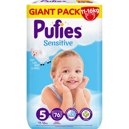 Pufies pelene Giant pack sensitive  slika 3