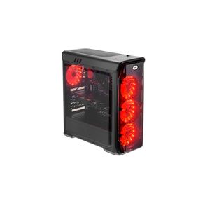 LC POWER 988B-ON Midi-Tower Kućište  ATX Micro-ATX Mini-ITX Gaming RGB bez napajanja crna