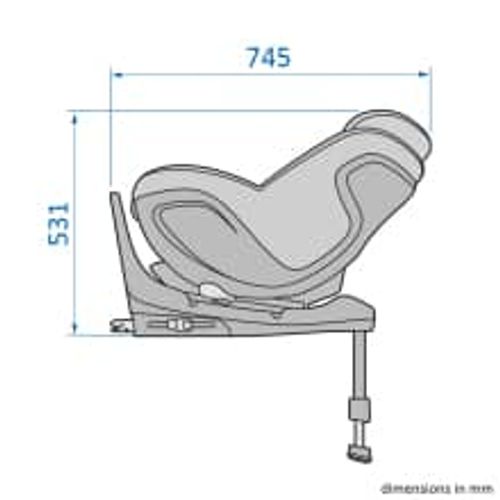 Maxi-Cosi autosjedalica Mica 360 Pro i-Size, Grupa 0+, 1 (0-18 kg) - Autentična Crna slika 25