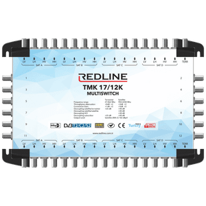 REDLINE Multišalter 4 satelita na 12 utičnica,kaskadni(bez adaptera) - TMK 17/12K