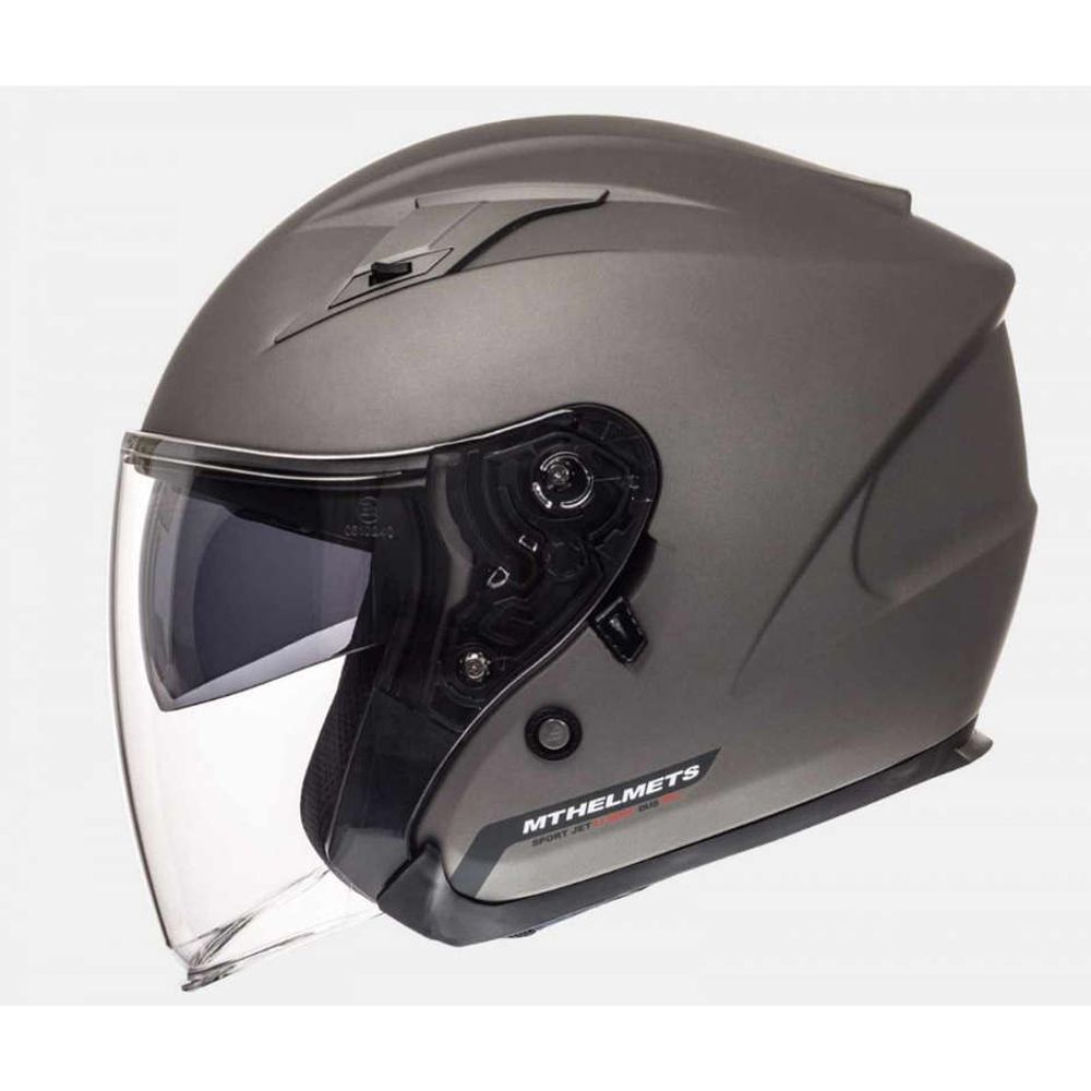MT Helmets vizir za moto kacigu MT Avenue SV Solid Matt Titanium slika 2