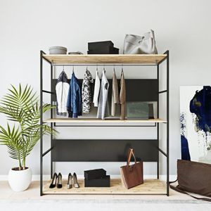 Perpa - L650 Oak
Black Wardrobe
