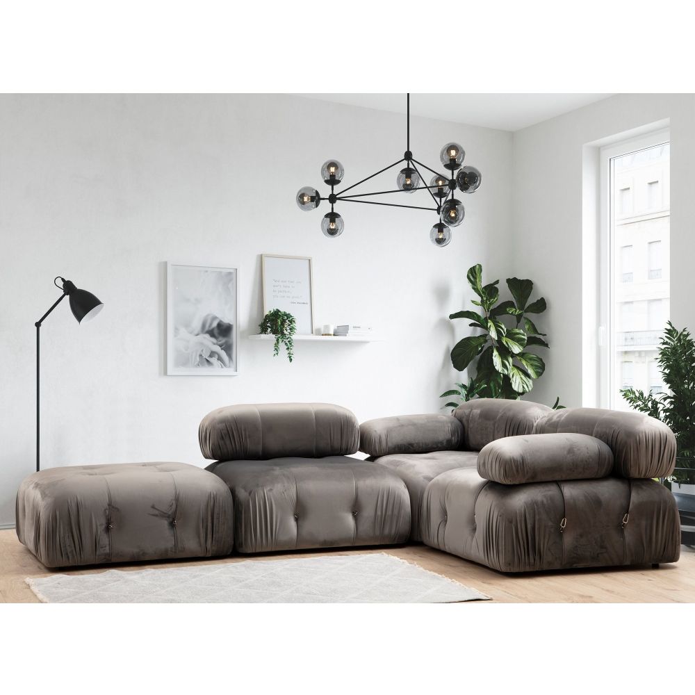 Bubble O1 - Siva 1-Sjedalna Sofa slika 6