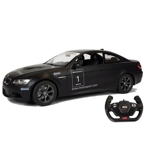 Licencirani auto na daljinsko upravljanje BMW M3 Rastar 1:14 - crni slika 2