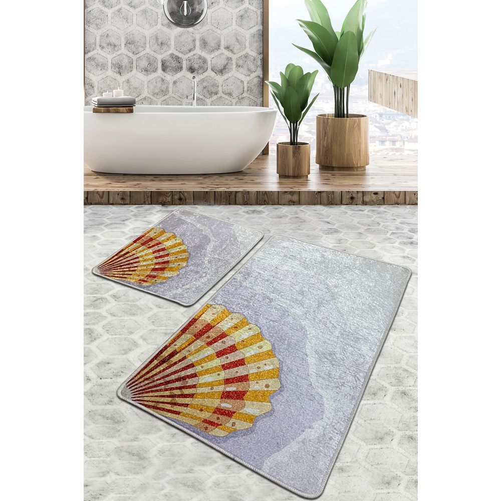 Set Kupatilskih Prostirki Concha Djt Multicolor (2 Komada) slika 1