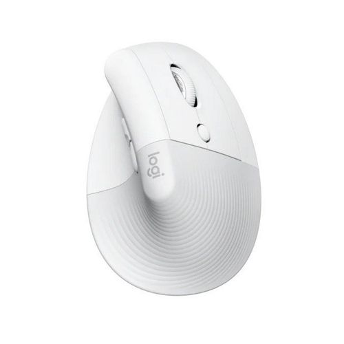 LOGITECH Lift Vertical Ergonomic Wireless miš beli slika 5