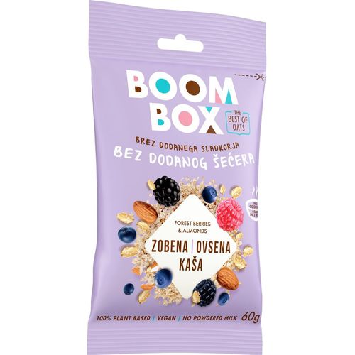 Boom Box Zobena kaša Šumsko voće, Badem 60g slika 1