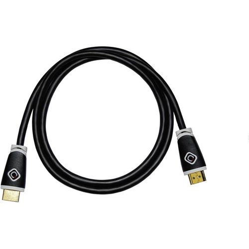 Oehlbach HDMI priključni kabel HDMI A utikač, HDMI A utikač 1.50 m crna 127 audio povratni kanal (arc), pozlaćeni kontakti, Ultra HD (4K) HDMI HDMI kabel slika 1