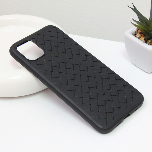 Maska Weave case za iPhone 11 6.1 crna slika 1