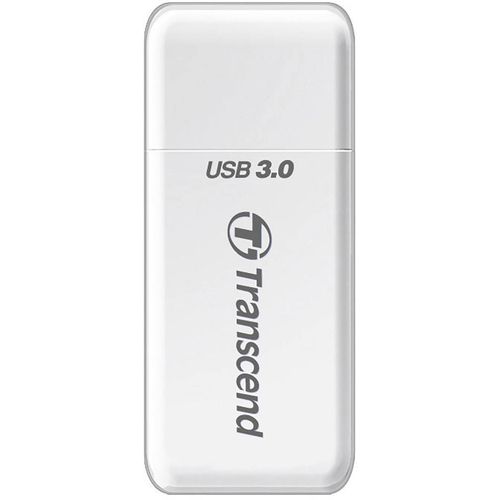 Transcend TS-RDF5W Card reader, Mini F5, USB3.0, SD/MicroSD SDHC/SDXC/UHS-I, White slika 1