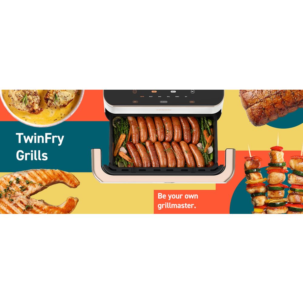 COSORI Dual Blaze Twinfry™ 10-Litre Air Fryer slika 14