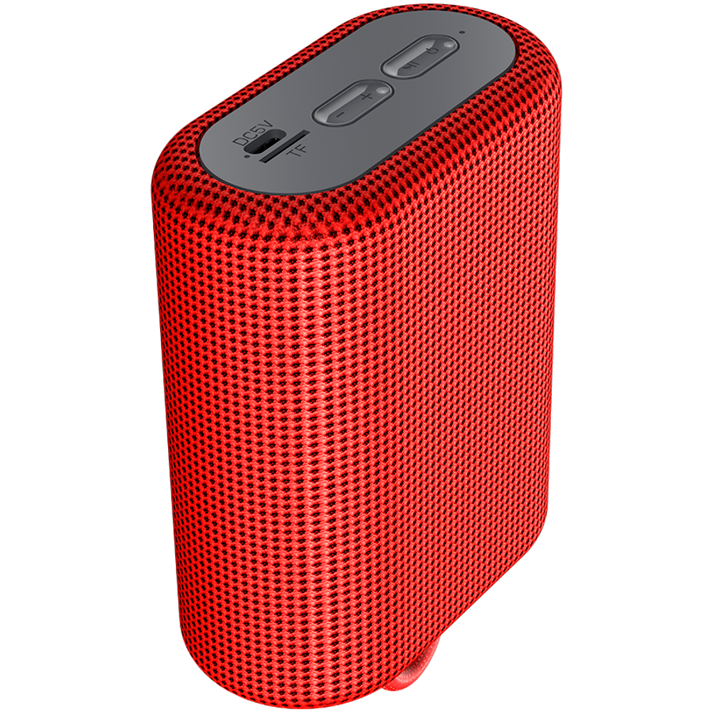 CANYON BSP-4, Bluetooth zvučnik, BT V5.0, BLUETRUM AB5365A, podrška za TF karticu, Type-C USB port, 1200mAh polimer baterija, Crvena slika 3