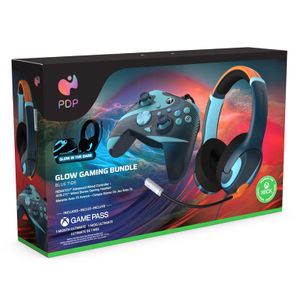 XBX Rematch Wired Controller + Airlite Wired Headset Bundle - Blue Tide