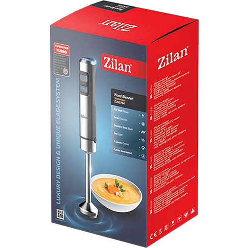 Zilan Blender, 850 W, 2 brzine + turbo - ZLN3994 slika 2