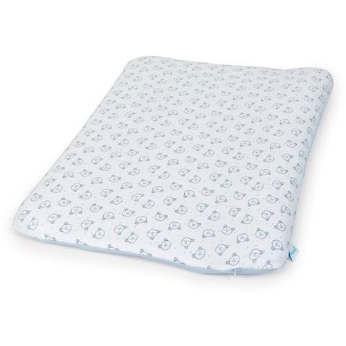 Ceba Baby navlaka za podlogu za previjanje mekano(50x70) 2kom Blue Teddy Bear + Light grey Teddy Bear slika 1