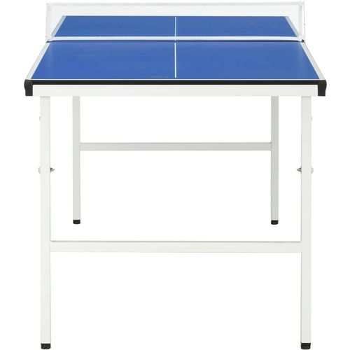 Stol za stolni tenis s mrežom 152 x 76 x 66 cm plavi slika 25