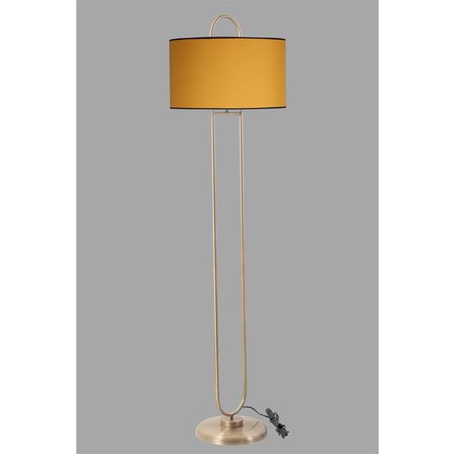 Elips Lambader Eskitme Ayak Hardal Abajurlu Mustard Floor Lamp slika 3