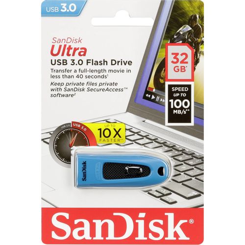 Sandisk Ultra 32GB USB 3.0 Plavi USB Memorija slika 2