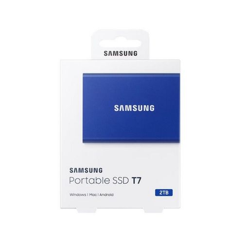 SAMSUNG Portable T7 2TB plavi eksterni SSD MU-PC2T0H slika 2