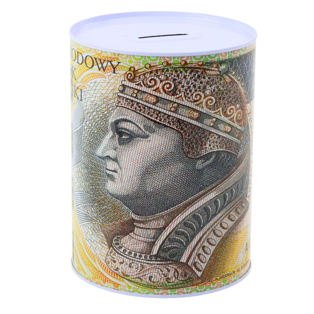 Metalna kutija kasica prasica novčanica od 200 złoty 16x12cm slika 3