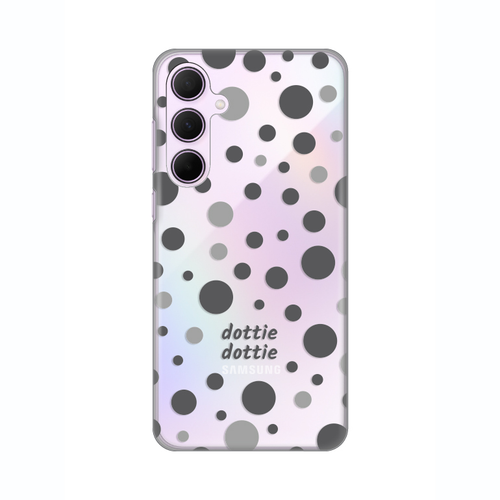 Torbica Silikonska Print Skin za Samsung A356B Galaxy A35 5G Dottie Dottie Gray slika 1