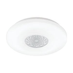 Eglo Capasso 1 plafonjera/1, led, 24w, 3600lm, prom 400, krom/bijela 