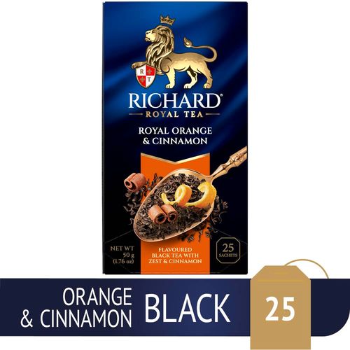 Richard Royal Orange & Cinnamon - Crni čaj sa narandžom i cimetom, 25x2g 1100734 slika 1