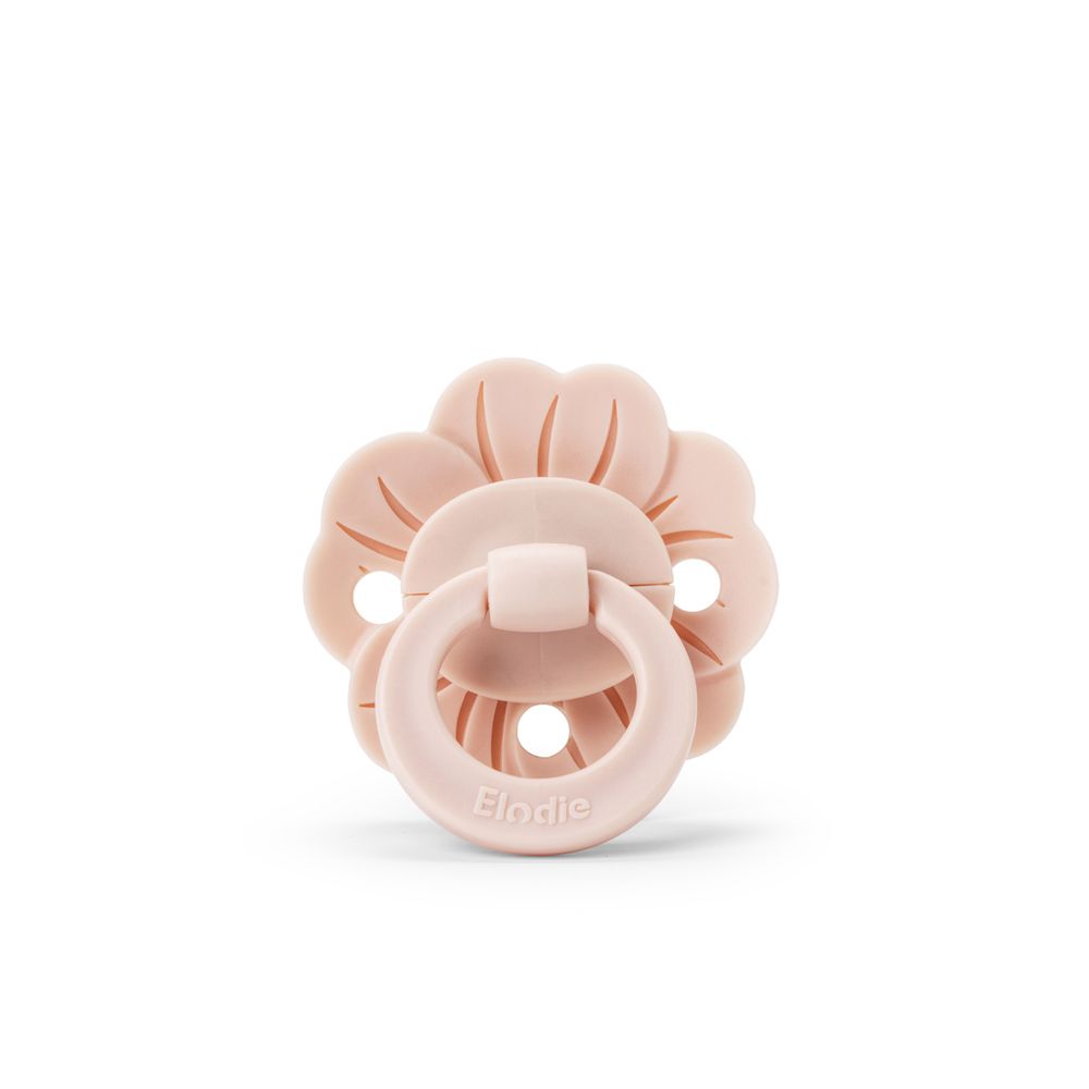 Elodie Details Simetrična lateks duda varalica Bloom 3mj+, Powder Pink slika 1