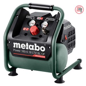 Metabo Kompresor Aku POWER 160-5 18 LTX BL OF / 5 lit. Bezuljni (bez baterije i punjača) – 601521850