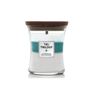 WOODWICK TRILOGY MEDIUM, svijeća mirisna Icy woodland 