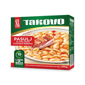 Takovo Grah sa dimljenim svinjskim rebrima 300g