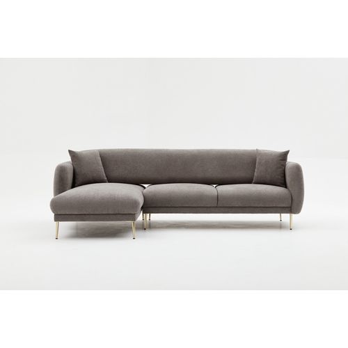 Atelier Del Sofa Kutna garnitura na razvlačenje, Sivo Zlato, Simena Left - Grey slika 10