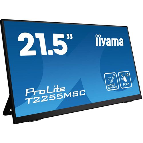 IIYAMA 21,5" Bonded PCAP 10P Touch, MPP2.0 (active stylus) supported, 1920x1080, IPS-panel, Flat Bezel Free Glass Front, HDMI, Displayport, 400cd/m², USB Hub 2x 3.0, Speakers, Bookstand slika 3