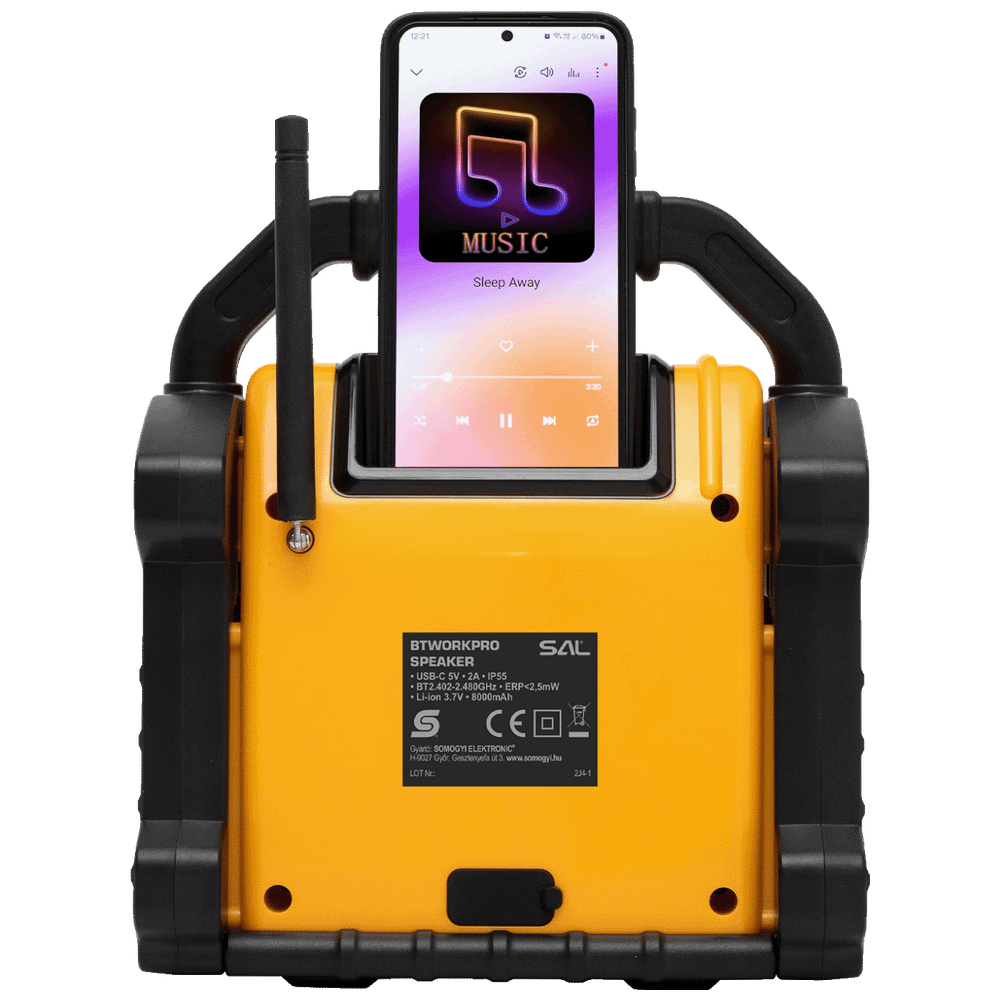 SAL Bežični Bluetooth Zvučnik BTWORKPRO slika 3