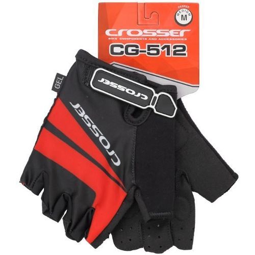 Crosser rukavice CG-512 Short finger - L veličina - crno/crvene slika 1