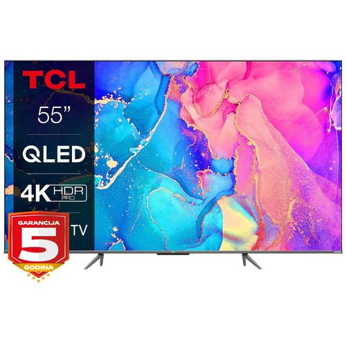 Televizor TCL 55C635/MiniLED/55"/4K HDR/60Hz/GoogleTV/crna slika 1