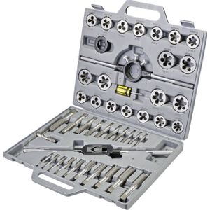 TOOLCRAFT TO-7199877 komplet nareznica za navoje 45-dijelni HSS metrički M6, M8, M10, M12, M14, M16, M18, M20, M22, M24