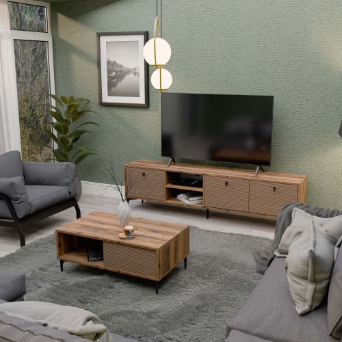 Set 1360-2090 Walnut Living Room Furniture Set slika 2