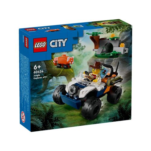 Lego City Jungle Explorer Atv Red Pand slika 1