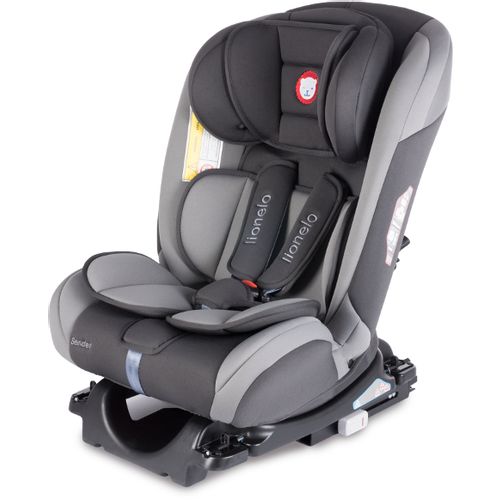 Lionelo autosjedalica Sander, 2x ISOFIX, 0-36Kg, siva slika 5