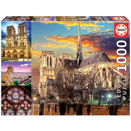 Notre Dame Collage puzzle 1000pcs slika 2