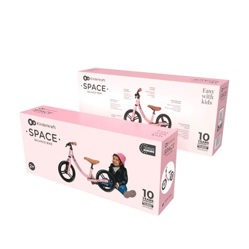 Kinderkraft balans bicikl Space, Dark Pink slika 7