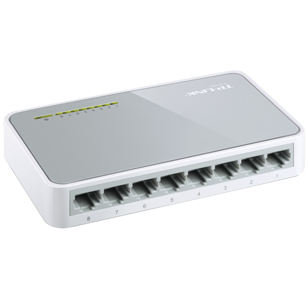 TP-LINK 8-Portni switch, 200Mbps, 10/100M - TL-SF1008D slika 4