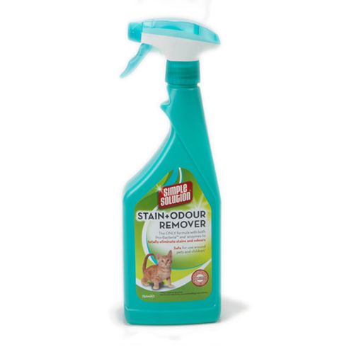 Simple Solution Cat stain & odour remover, čišćenje prostora oko mačaka 750ml sprej slika 1