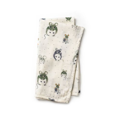 Elodie Details forest mouse bamboo muslin pelena slika 1