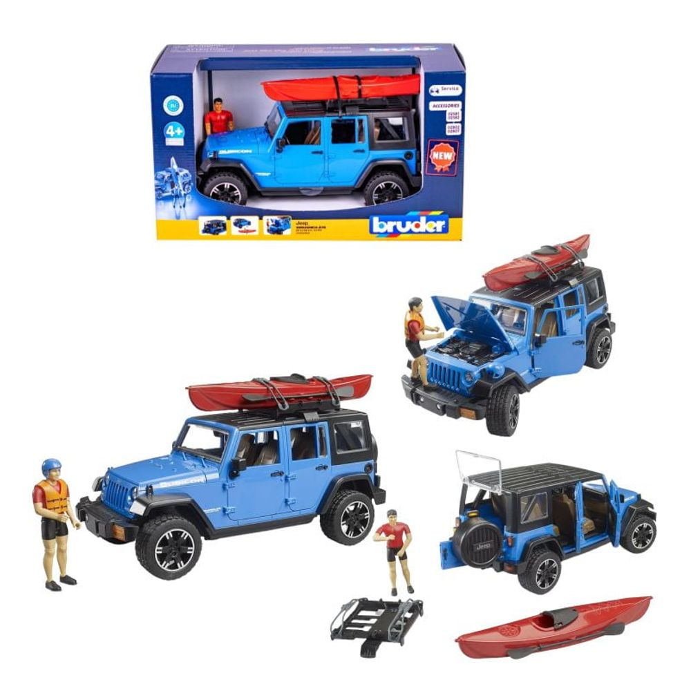 Bruder Jeep Wrangler Rubicon Unlimited 2529 sa kajakom i kajakašem slika 6