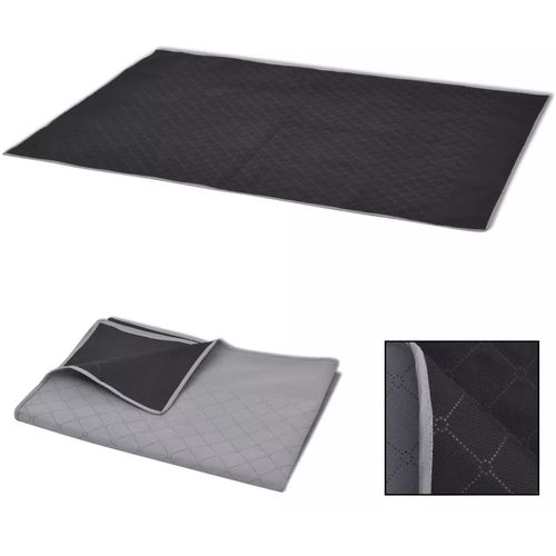 Deka za Piknik Siva i Crna 100x150 cm slika 9