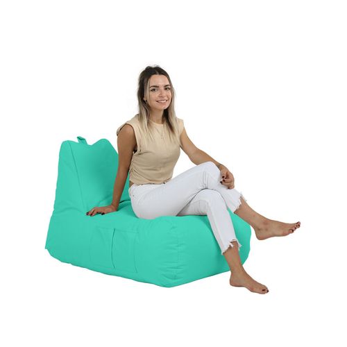 Atelier Del Sofa Vreća za sjedenje, Trendy Comfort Bed Pouf - Turquoise slika 3