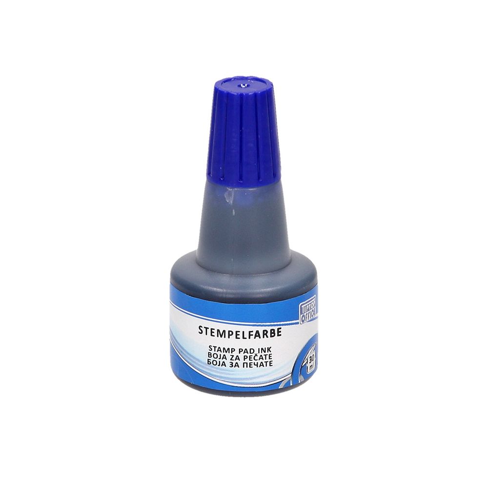 TipTop Office Tinta za Pečat 30ml, Plava slika 1